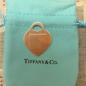Tiffany and Co. Large heart pendant